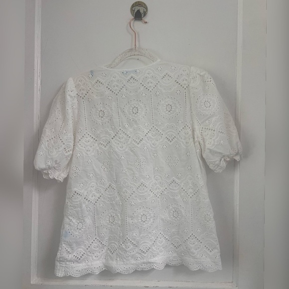 J. Mclaughlin Solid Jonie Blouse $218 Size M - Picture 5 of 5